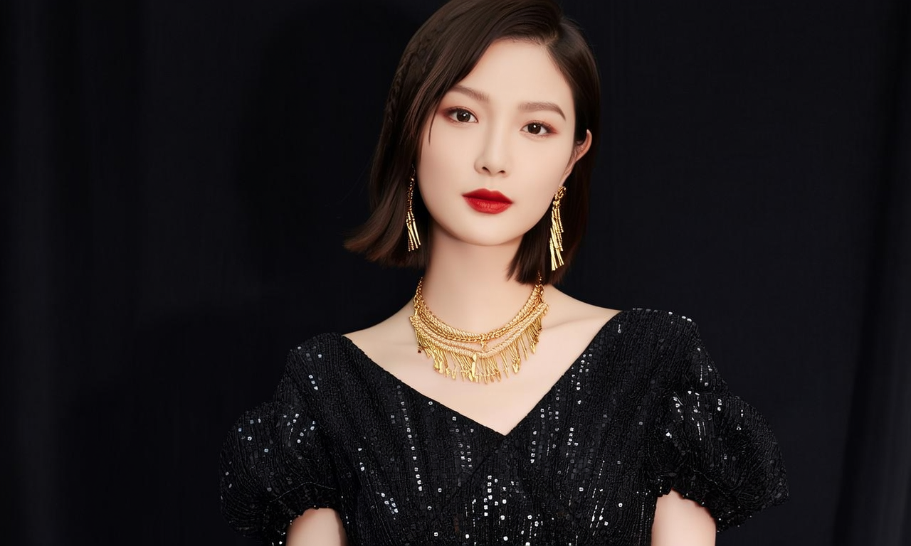 黄金吊坠女款式图片